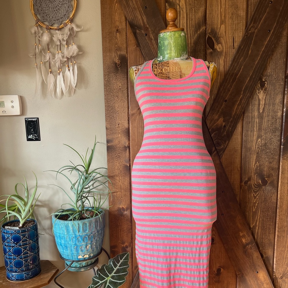 Stripped Maxi Dress